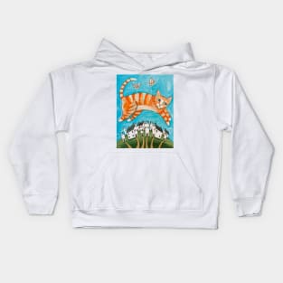 Ginger Kitty, Paper Planes Kids Hoodie